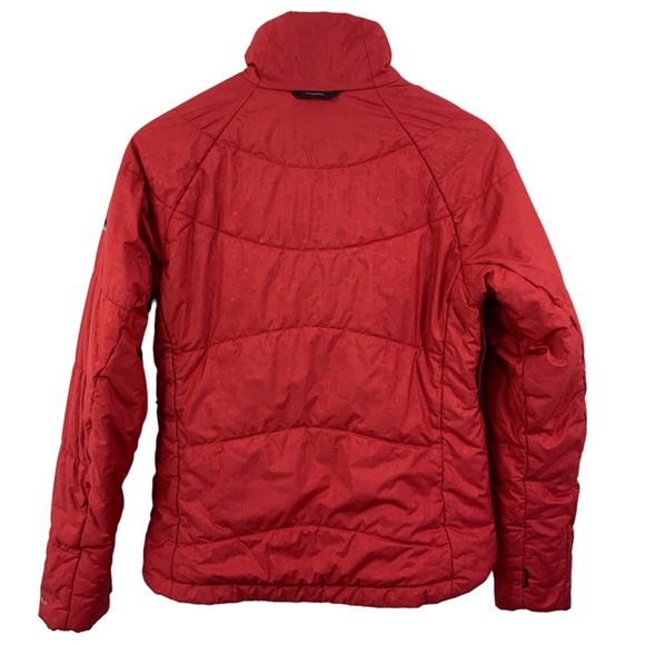 COLUMBIA PufferJacker Titanium Interchange Red Omni Shield Size M Red Jacket L8 - Picture 4 of 10